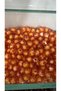 Cubic Series Orange Crystal Beads with Pearls Inside 10 mm Janjan Acrylic Beads for Jewelry, Bag Beads 50 Gr (100-110 Pieces) - 4