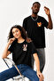 Couple Combination Men's - Women's Oversize T-Shirt 100% Cotton Printed Comfortable Fit Lover's T-Shirt Price for 2 Pieces