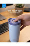 TempGuard Travel Mug 350ml Stainless Steel Insulated Coffee Cup, Leak Proof Push Button Lid, Hot & Cold Tumbler - 8