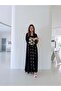 قماش أسود مطرز بتصميم كلوش mwt5016 - 6