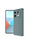 غطاء حماية كربوني للهاتف Redmi Note 13 Pro 4G مع خاصية التركيز التلقائي - رمادي