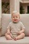 Baby Boy Summer Shorts Set – Soft Cotton Striped Comfortable Fit 2-Piece Baby Set for Daily Holidays - 2