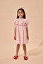 Strawberry Embroidery Cotton Dress Pink