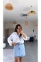 Snow Wash Denim Skirt - 4