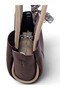 Coffee&Mink, Lale Model, Scarf, Puppy, Cross Strap, Women's Hand and Shoulder Bag - 7