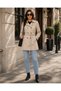 Women's Casual Lined Short Trench Coat - Belted Seasonal Jacket