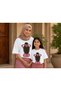 Mother Child Oversize T-Shirt Combination Twin T-Shirt 100% Cotton Comfortable Fit (Sold as a Single Item)