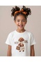 Limi̇ Girl's Soft Flexible Structured Shorts T-Shirt 2-Piece Set - 2