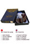 Blue Double Cuff Slim Fit Shirt with Brown Tie, Cufflinks, and Handkerchief in a 4-Piece Gift Box Set - 3