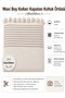 Cream Brown - Cotton Non-Slip Wicker Woven Maxi Size Sofa Cover (180X310) - 2