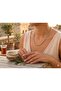 Stainless Steel Double Sided Colorful Enamel Gold Chain Necklace - 3