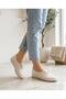 Women's Laser Cut Summer Casual Sneaker Shoes - 2