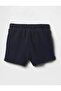 Gap baby girl logo pull-on french terry shorts, ages 1-5, navy - 2