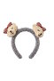 Gray Color Teddy Bear Plush Crown - 3