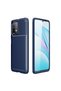 غطاء كربوني للهاتف Redmi 9t مع خاصية التركيز التلقائي - أزرق داكن