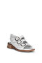 410 Light Gray Genuine Leather Women's Sandals - 3