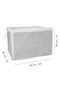 4 Striped Mini Storage Bags - Socks, Sweaters, Clothing Organization, Multi-Purpose Organizer 45X40X30Cm - 5