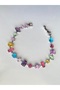 Steel Bracelet - Colorful, Fully Bright Crystal Stone Bracelet - 6