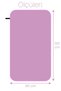 Unisex Microfiber Pool Towel 80X130 cm Soft Textured Sea Bath Sports Towel Large Size Beach Towel - 3