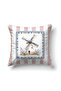 Sunrite Natural Patterned Pastel Purda Square Throw Pillow 43 X 43 cm Double-Sided Throw Pillow Cover - 2