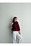 Women's Halter Neck Balloon Cut Chiffon Blouse - 3