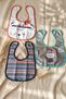 Baby Feeding Bib Set of 3 - Boho Tribal Series Waterproof Liquid Repellent Fabric Stain-Resistant with Snap Fasteners - 4