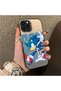 iPhone 15 Pro Compatible Hard Acrylic Back Silicone Edge Lens Protection Case - 3