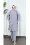 Ayrobin Suit with Side Buckle Trousers Gray Hnt8591 - 4