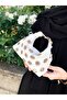 Leather Look Handbag with Gold Metal Accessories, Suitable for Hand Use - 3