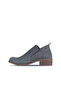 Gray Nubuck Women's Heeled Boots - 3