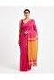 Nool Gulaal Cotton Saree with Unstitched Blouse Material