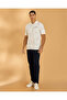 Men White Printed Polo Shirt - 5