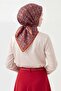 Soft Scarf Garden Red 90X90 - 2
