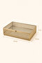 Glass Lid Gold Jewelry Box Mirrored Jewelry Box Decorative Organizer - 5
