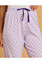Women Lilac Printed Pyjama Bottoms - 4