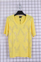 Women's Plus Size Lycra Crew Neck Stone Print Short Sleeve Mom T-Shirt Combed Cotton Blouse - 2