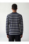Quality Parts from Çelebi Store Devrik Roba Collar Striped Men's T-Shirt - 4