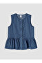 Two Mt Shop Quality Lcw Kids Blue Poplin Plain Standard & Regular Girls' Shirt - 3