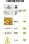Canvas Painting Kit for Kid | Sweet Stationery Set for Kids, Colouring Stamps, Paints, Sweets Designs (Panda & Bear) - 3