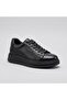 Lace-Up Thick Sole Plain Model Men's Genuine Leather Casual Sneaker Shoes K1372-2225 - 3