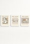 White Wooden Framed 3-Piece Modern Painting Huhu253