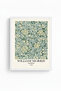 White Wooden Framed Flower Patterned Painting - Pastel Tones |   Huhu1162