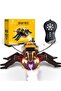 Remote Control Realistic RC Bee Robot Toy with Music, LED Lights & Spray Function – Wireless 2.4GHz Crawling Insect Toy for Boys & Girls