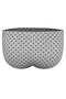 Men's Patterned Gray Cotton Classic Slip Underpants - 2