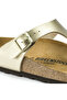 Gizeh Bf Gold Gold Flip Flops for Women - 5