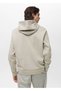 Regular kesim pamuklu kapüşonlu sweatshirt - 4