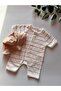 100% Cotton Striped Baby Boy Summer Rompers with Hat - Set of 2 - 2