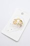 Stoned Cartilage Earrings - Gold
