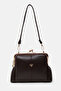 Women's Brown Scholar Multi-Compartment Classa Leather Hand, Shoulder and Crossbody Bag - 6