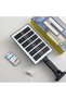 Solar LED light with sensor, remote control, wall mounting, black - 3